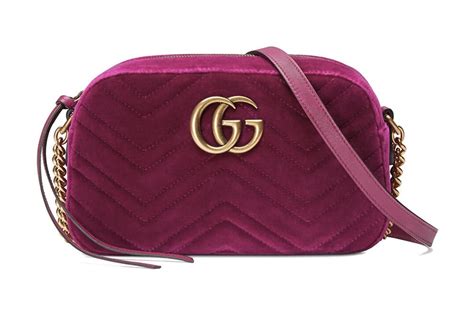 gucci velvet bag small|gucci velvet bag fuchsia.